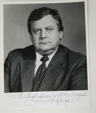 Lawrence Eagleburger Signed 8x10 Photograph Personalized