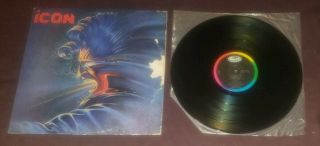 Icon Self Titled Lp 1984 Capitol St - 12336 Exc Hair Metal Glam Rock