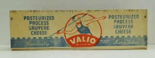 Vintage Wood Cheese Box Valico Cheese Of Finland 12 X 4 X 4 Inches