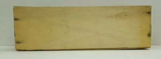 Vintage Wood Cheese Box Valico Cheese of Finland 12 x 4 x 4 Inches 5