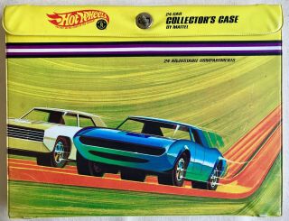 1968 Mattel 5144 Hot Wheels Redline 24 Car Collectors Case;