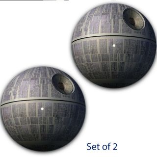 Set Of 2 Death Star Galactic Slipmat Turntable 12 " Lp Scratch Pad Slip Mat Dj X2