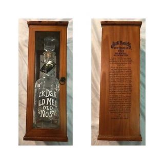 Jack Daniels 1904 Gold Medal Tribute Decanter,  Inserts,  And Tag