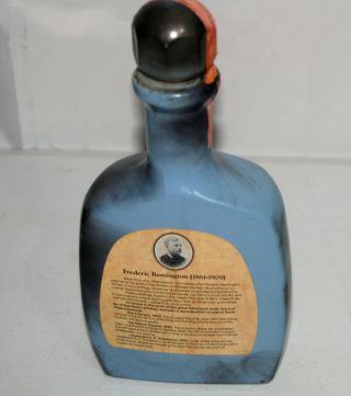 Vintage Jim Beam Collector Bottle Empty Decanter Frederic Remington Horse 5