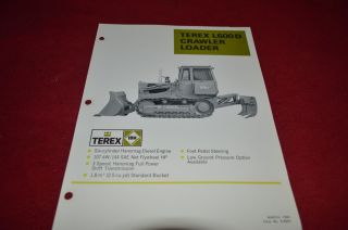 Terex L600d Crawler Loader Tractor Dealers Brochure Dcpa2