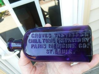 Deep Purple Groves Tasteless Chill Tonic St Louis Paris Medicine Co Patent Medic