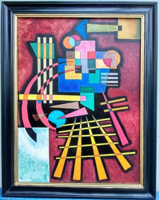 Wassily Kandinsky Oil On Canvas 1926 With Frame In