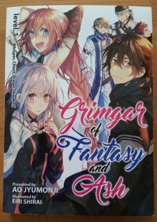 Anime Expo AX 2018 signed Grimgar of Fantasy and Ash Novel 2