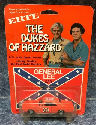 Vintage 1981 1/64 Die - Cast Ertl " Dukes Of Hazzard " Dodge Charger General Lee
