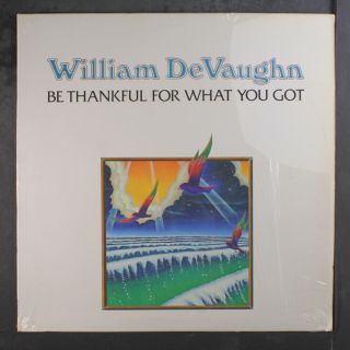 William Devaughn: Be Thankful For What You Got Lp (disc Close To M -,  Partial Sh