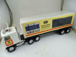 Vintage Nylint Toy Model Semi Tractor Truck World Book Childcraft Advertising