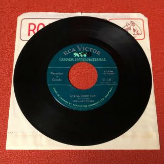 THE LAST WORDS She ' ll Know How / The Laugh ' s On Me 45 Rare Garage 1965 Canada 3