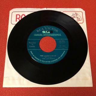 THE LAST WORDS She ' ll Know How / The Laugh ' s On Me 45 Rare Garage 1965 Canada 4