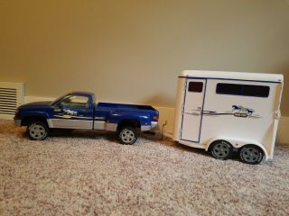 Breyer Traditional Blue Truck And Trailer