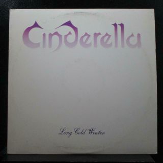 Cinderella - Long Cold Winter Lp Vg,  422 834 612 - 1 Usa 1988 Vinyl Record