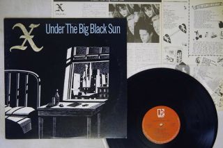 X Under The Big Black Sun Elektra P - 11209 Japan Vinyl Lp