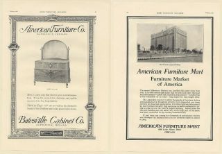 1925 American Furniture Co Batesville 850 American Furniture Mart Chicago Ad