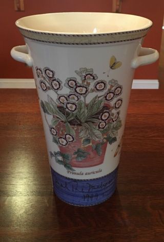 Wedgwood Queensware Sarah’s Garden Flower Vase/signed By The Duchess Of York