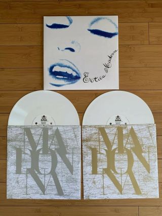 Madonna - Erotica 2 Lp White Vinyl Uk Re - Issue
