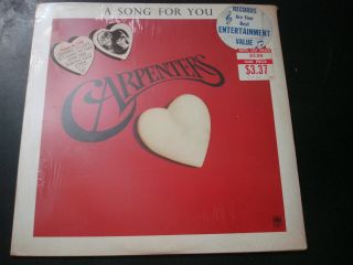 The Carpenters A Song For You Lp Record With Rare Hype Sticker