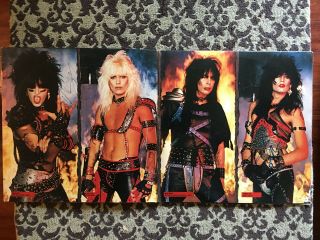 Motley Crue Autographed By Tommy Lee And Nikki Sixx Shout At The Devil 1st Press