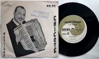 Chicote Magliano 7 " Dominique Soeur Sourire Giga Rare Ps Southamerica Cover 1963