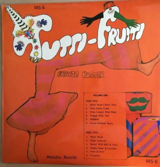 Prince Buster Tutti - Frutti Melodisc Fab Ms6 1968 Lp Ex,  /nm Skinhead Ska