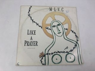 Madonna Like A Prayer Mlvc Vinyl Record Album 12 "