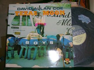 Outlaw Country 1977 Lp David Allan Coe Texas Moon Boys Dog Charly