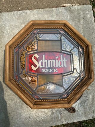 Nos Schmidt Beer Light Up Sign