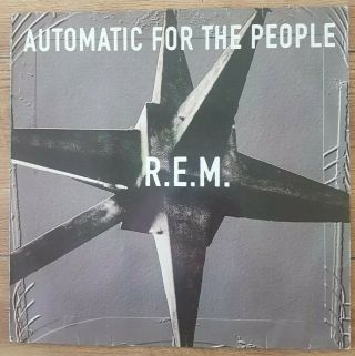 R.  E.  M - Automatic For The People - Original1992 1st Press Vinyl Lp Inner Wx 488