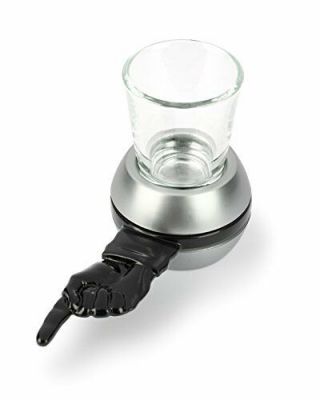 Barbuzzo Retro Spin The Shot - Party Drinking Game With Vintage Charm - Pour A -