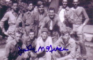 Jake Mcniece Filthy Thirteen Dirty Dozen D - Day Autographed Signed Photo 4 Dec