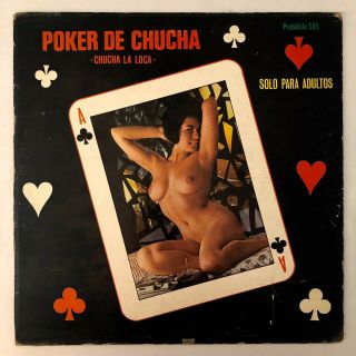 Poker De Chucha La Loca Prohibido 505 Latin Cheesecake Cover Lp