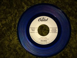 Gene Vincent Be Bop A Lula Capitol Blue Vinyl 7 " Single Rock N Roll Rockabilly