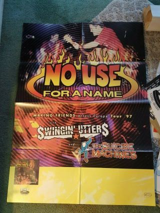Big No Use For A Name Making Friends Tour Poster Swingin Utters Lagwagon Nofx