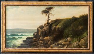 California/vermont Listed Artist Julian Rix (1850 - 1903) Oil On Canvas