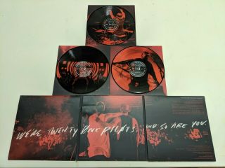 Twenty One Pilots - Blurryface Live 2016 Indie 3lp Picture Disc Ex,  Vinyl Record