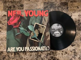 Neil Young Are You Passionate 2lp With Insert Vapor Records Vinyl Nm