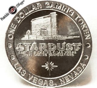 $1 Slot Token Coin Stardust Hotel Casino 1998 Gdc Las Vegas Nevada Rare
