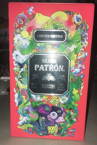 Silver Patron Limited edition PIG tin,  Bottle Holder For Tequila 3
