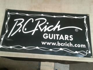Bc Rich Guitar Banner 47.  5 