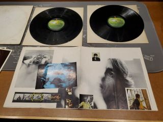 The Beatles White Album 2 - LP VG/VG Numbered Apple Pictures & Poster 3