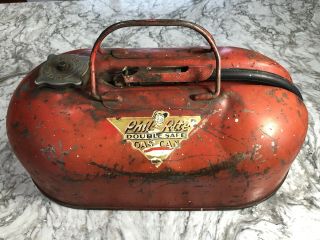 Vintage Antique Phil Rite Outboard Gas Can Fuel Tank 2.  5 Gallon Advertisement Ad