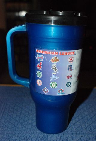 VTG 1997 Aladdin Cleveland Indians All Star Game Insulated Hot/Cold 32oz Mug/Cup 2