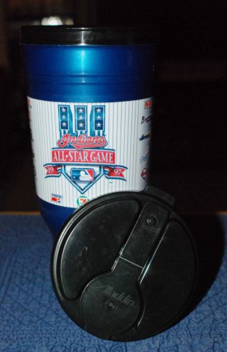 VTG 1997 Aladdin Cleveland Indians All Star Game Insulated Hot/Cold 32oz Mug/Cup 6