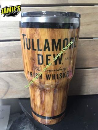 Tullamore Dew Irish Whiskey Inspired Woodgrain Tumbler - Wood Grain Tumblers