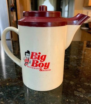 Big Boy Restaurant & Bakery Plastic Coffee/ Tea Pot By Service Ideas Inc. 3