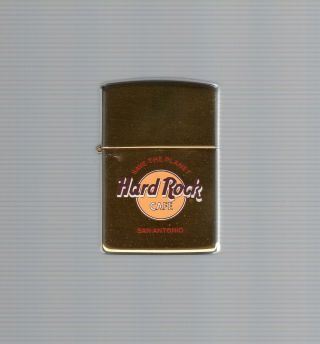 1997 Hard Rock Cafe,  San Antonio,  Zippo Lighter