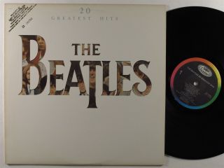Beatles 20 Greatest Hits Capitol Lp Vg,  Promo
